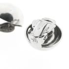 Image 5 of Silver domed clip-on earrings