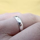 Image 7 of Silver ring with facets