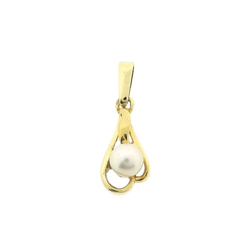 Image 1 of Gold pendant with pearl