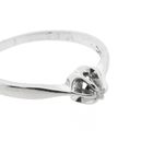 Image 8 of White gold solitaire ring with 0.03 ct diamond.
