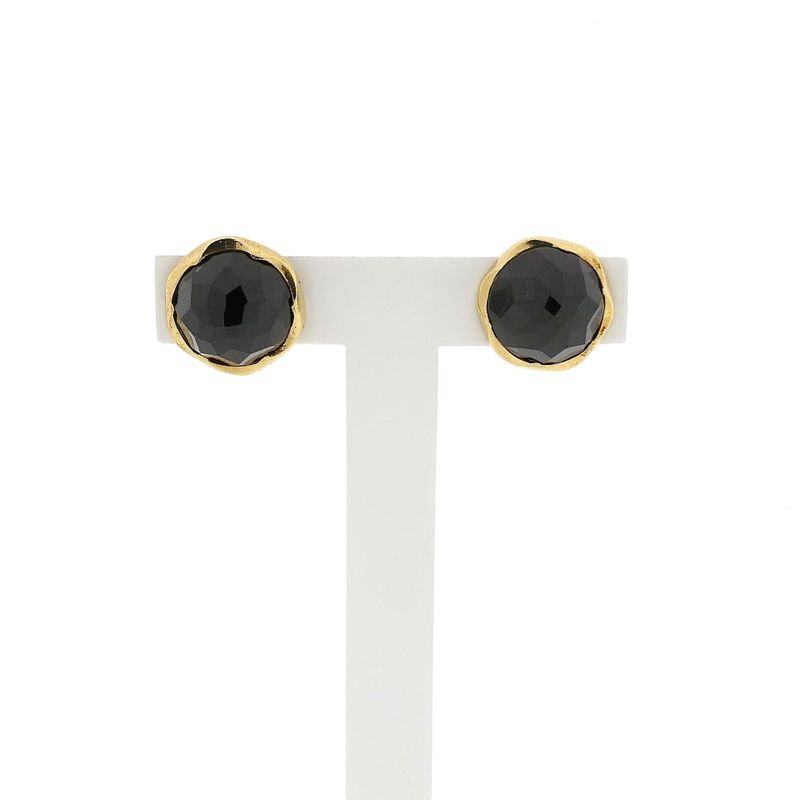 Image 1 of Gold Earrings with Garnet