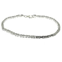 Silver king bracelet | 21.5 cm