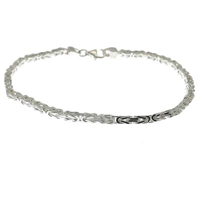 Image 1 of Silver king bracelet | 21.5 cm