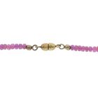 Image 4 of 9 carat ruby ​​bead necklace | 45 cm