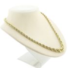 Image 3 of Gold twisted link necklace