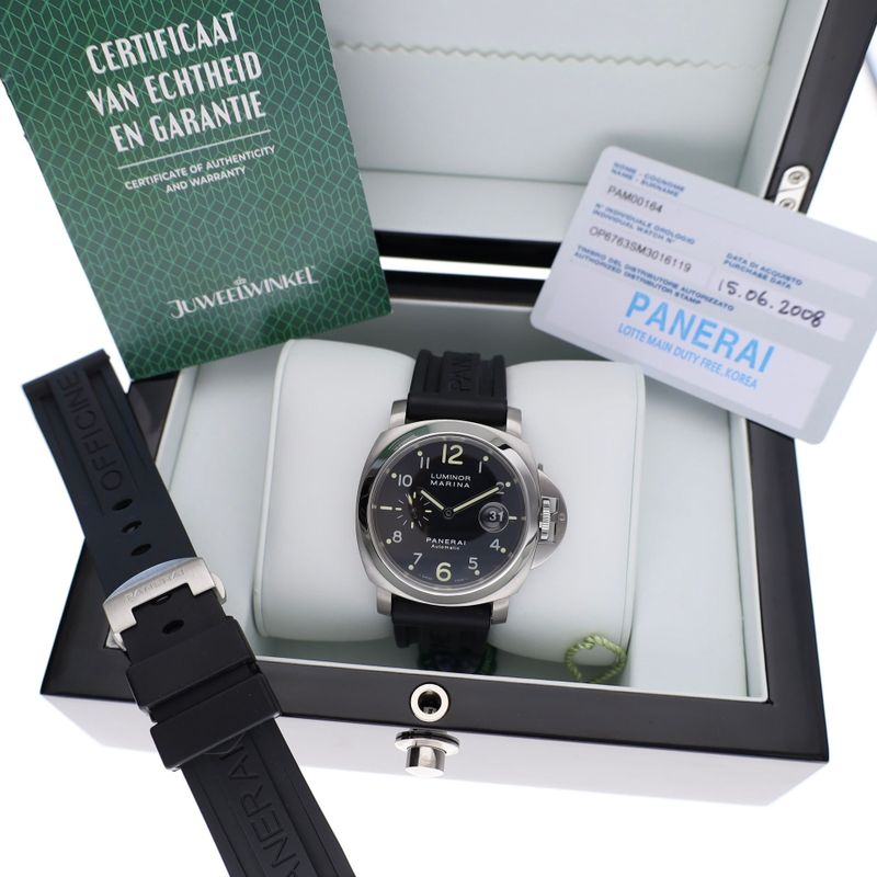 Image 7 of Panerai Luminor Marina 44mm PAM00164; Automatic Men's Watch
