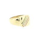 Image 4 of Two-tone gold signet ring