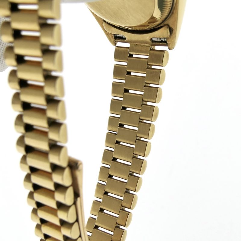Image 11 of Rolex Datejust 26mm 69178; 18k gold women's watch with diamonds and rubies