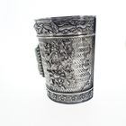 Image 5 of Silver wide Asian bracelet; Bohemian style | approx. Ø 62 mm