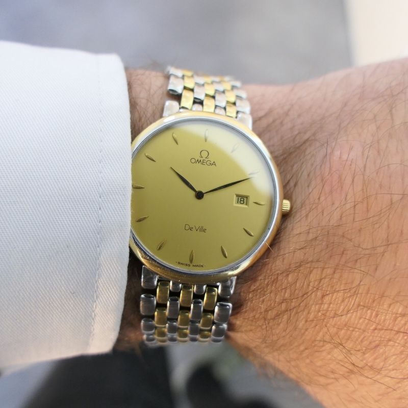 Image 11 of Omega DeVille; Gold/steel men's watch