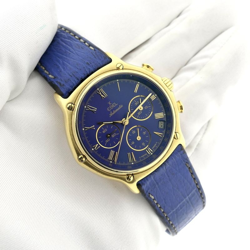 Image 11 of Ebel 1911 Automatic Chronograph 8134901; 18k gold watch