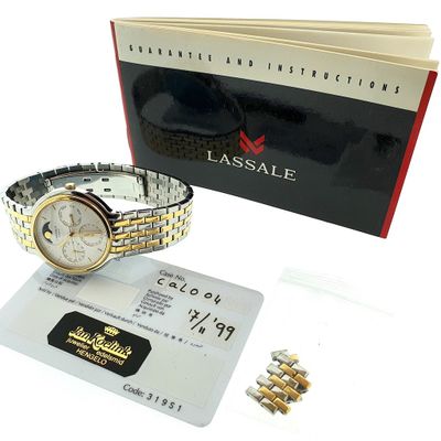 Image 2 of Lassale (Seiko) Moonphase; Vintage chronograph with moonphase