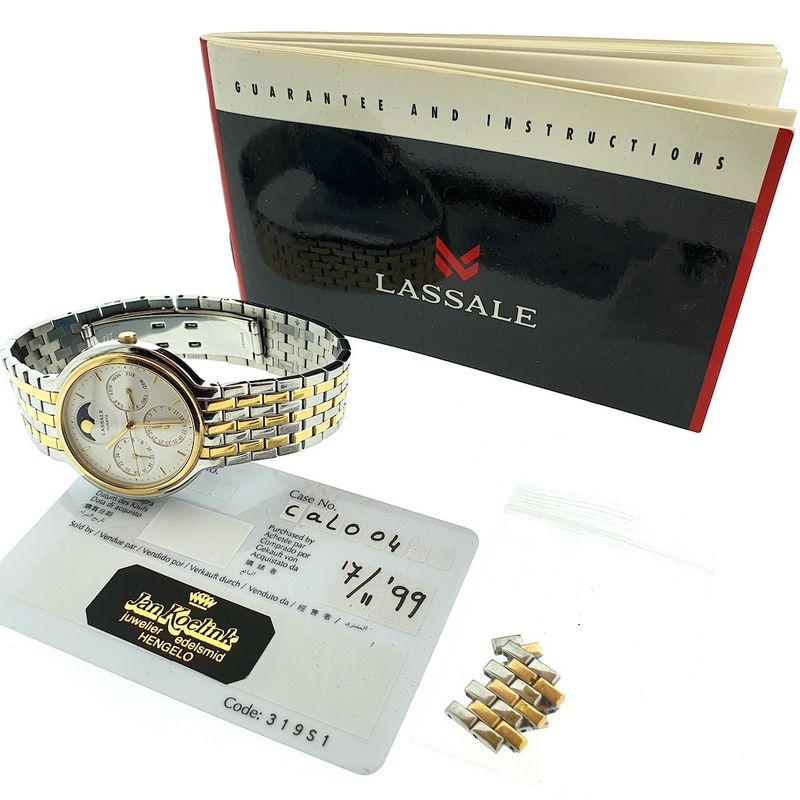 Image 2 of Lassale (Seiko) Moonphase; Vintage chronograph with moonphase