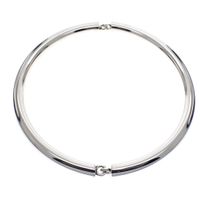 Silver spang necklace