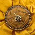 Image 8 of Vintage gold pendant with garnet