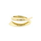 Image 3 of Solid Gold Ring with Organic Design