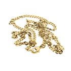 Image 7 of 8-karat flat gourmet link chain | 50 cm