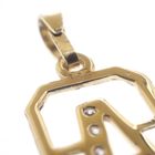 Image 7 of Gold pendant of the letter A