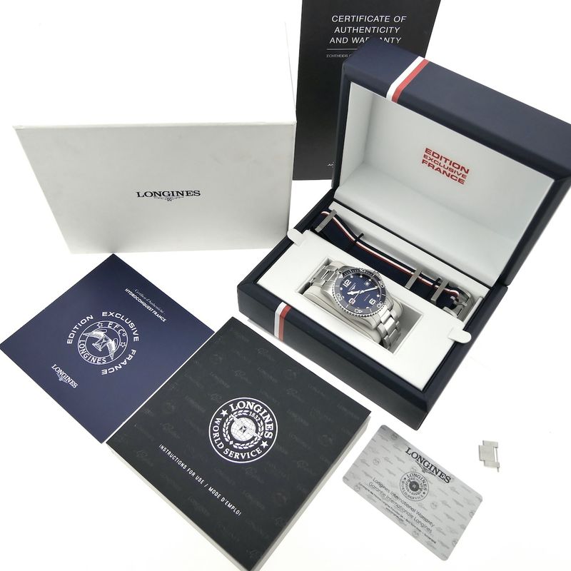 Image 16 of Longines Hydroconquest 'France Exclusive Edition'; Automatic men's watch