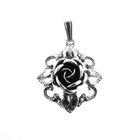 Image 1 of Antique silver floral pendant | Art Nouveau