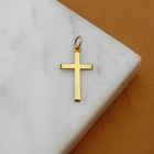 Image 2 of Gold pendant of a cross