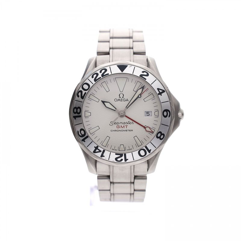 Image 1 of Omega Seamaster GMT 'Great White' 2538.20.00; Automatic Watch