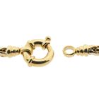 Image 7 of Bicolor Gold Fox Tail Link Necklace