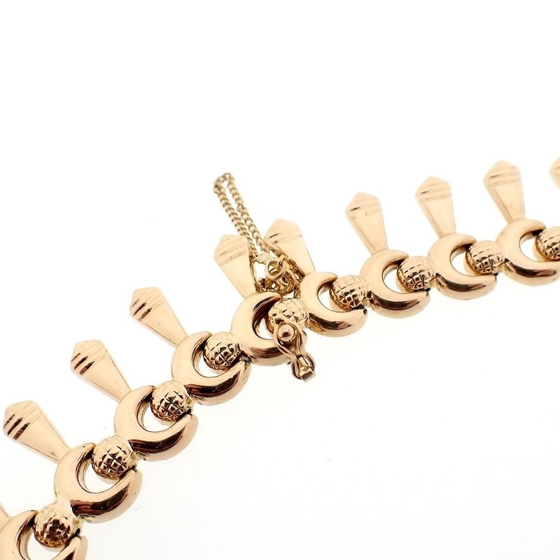 Image 9 of Gold Cleopatra link necklace