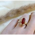 Image 8 of Gold ring with carnelian | Vintage