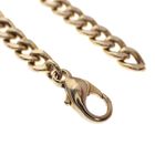 Image 6 of Gold ladies gourmet link necklace | 38 cm