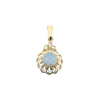 Image 1 of Gold pendant with precious opal