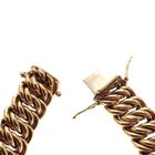 Image 4 of Gold French gourmet link bracelet | 20 cm