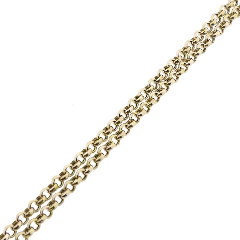 Image 9 of Gold double jasseron link bracelet