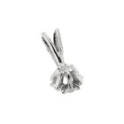 Image 4 of White gold pendant with diamond | 0.04 ct.