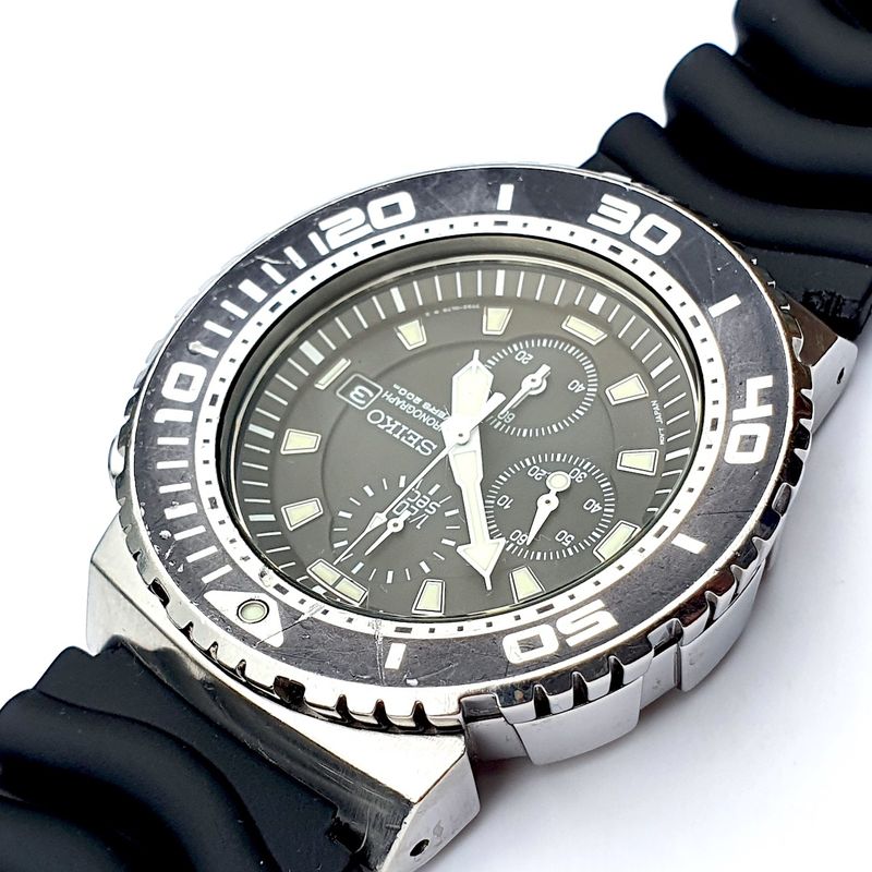 Image 10 of Seiko Scuba; Semi-vintage Chronograph men's watch