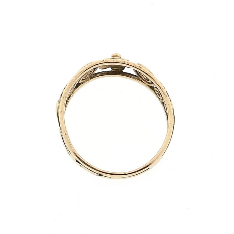 Image 5 of Vintage Gold Floral Ring