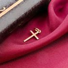 Image 2 of Gold pendant of a cross