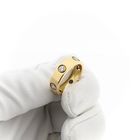 Image 12 of Cartier Gold Ring with Diamonds; 0.60 ct.