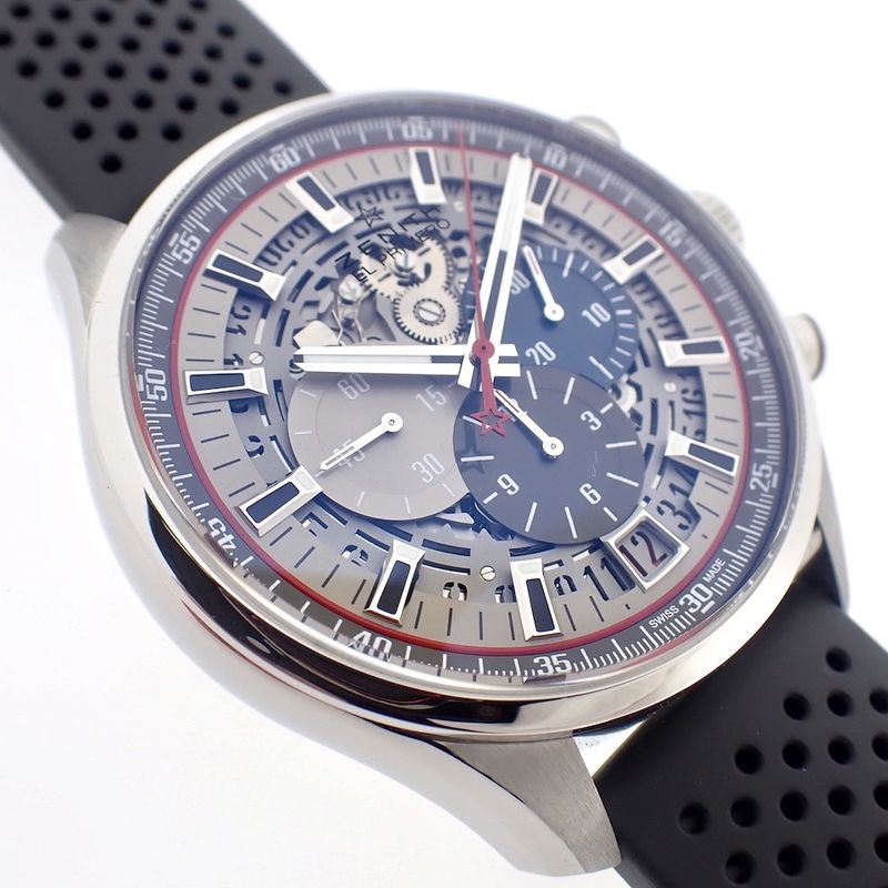 Image 5 of Zenith El Primero Skeleton; Chronograaf heren horloge