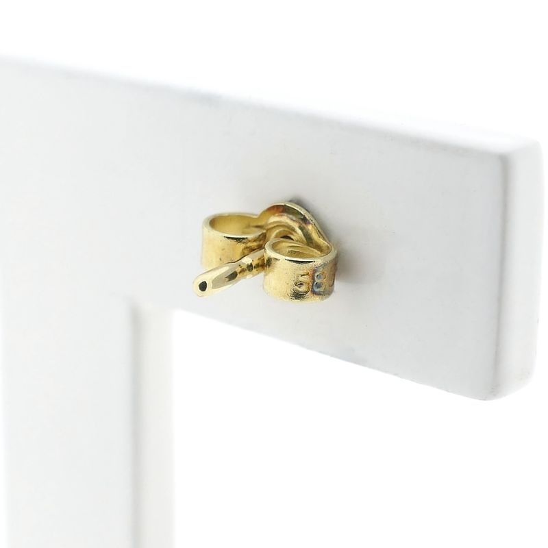 Image 5 of Two-tone gold stud earrings