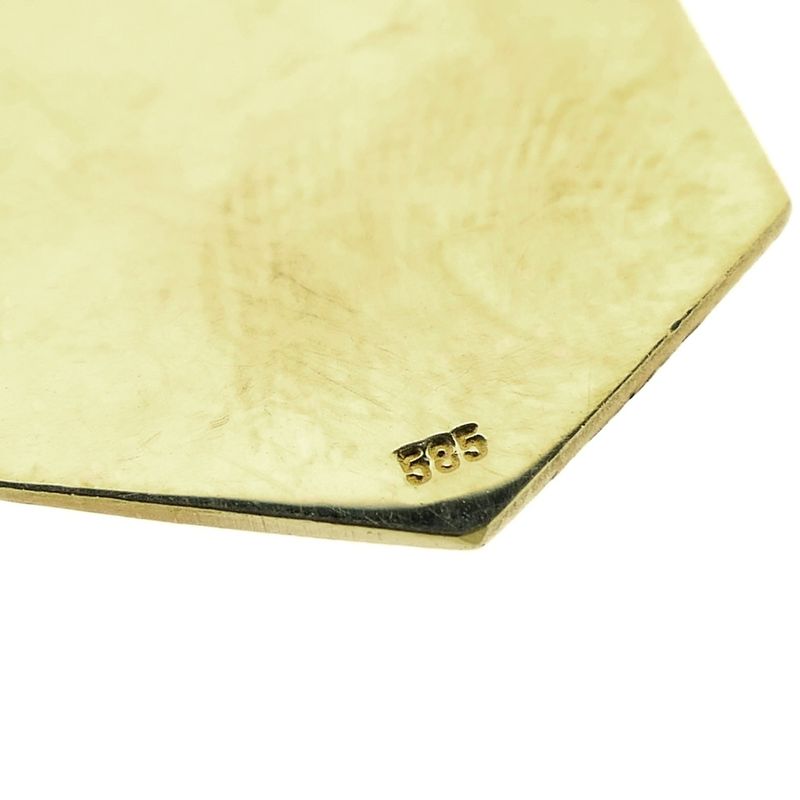 Image 4 of Golden Leo zodiac sign pendant.