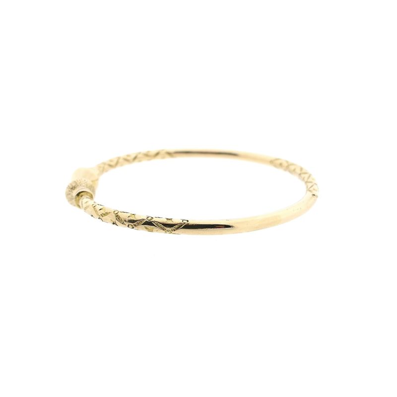 Image 7 of 14 Karat Gold Cuff Bracelet; Ø 61 mm