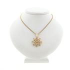 Image 3 of Gold Pendant with Cultured Pearls