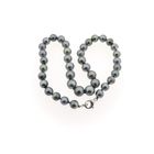 Image 3 of Tahitian pearl necklace with white gold clasp | 46 cm
