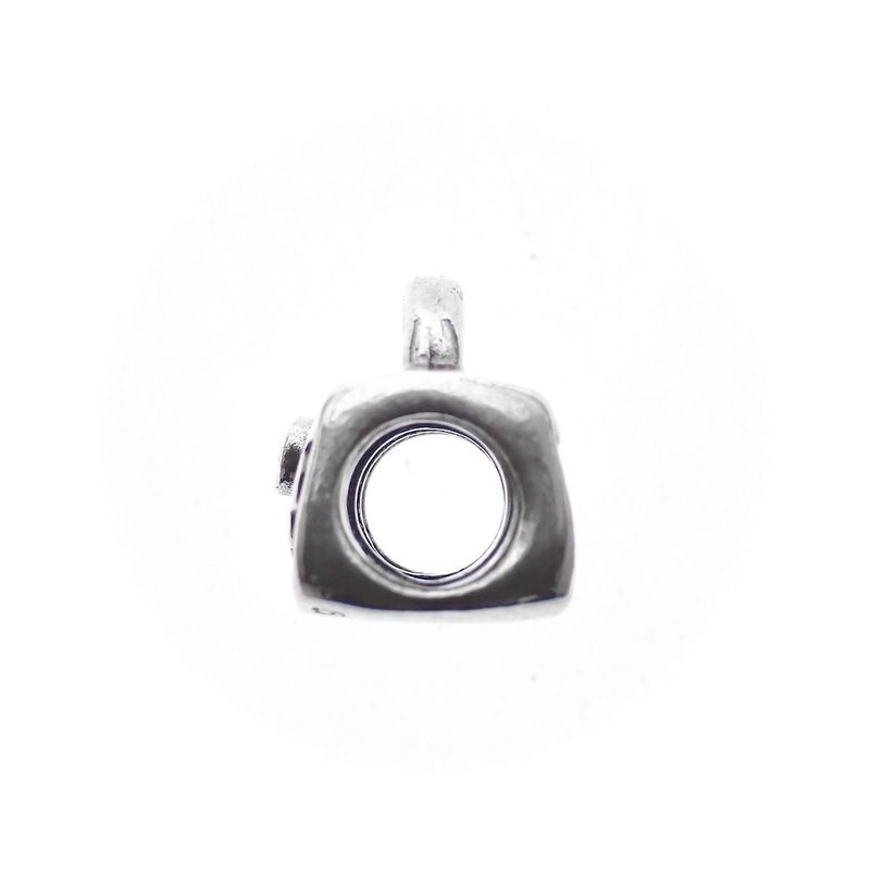 Image 5 of Pandora charm; Silver; Purse with pink zirconia