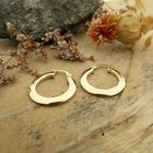 Image 2 of Gold earrings Ø 22.5 mm