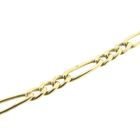 Image 3 of Gold Figaro link chain | 50.5 cm