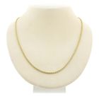 Image 8 of Gold long twisted link chain