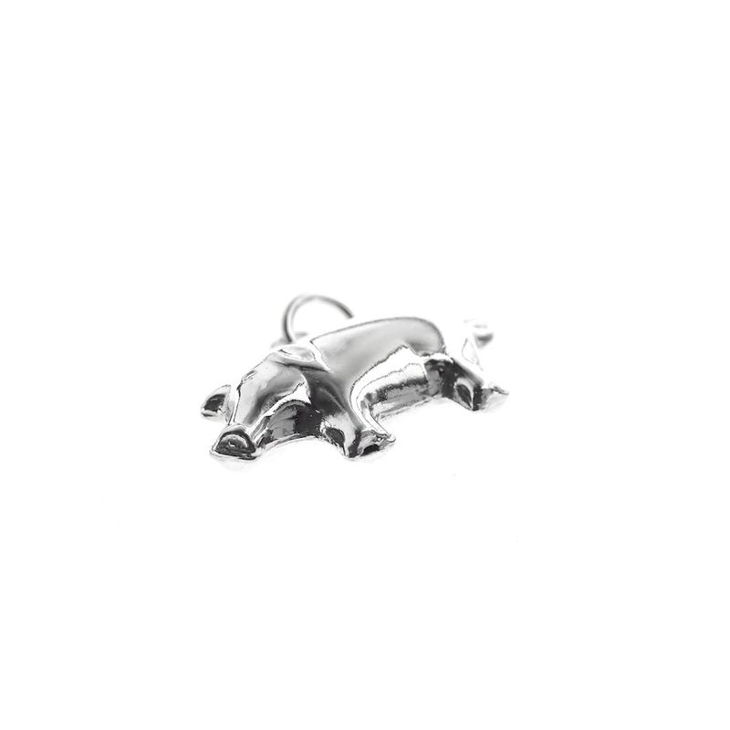 Image 5 of Silver charm; Pig