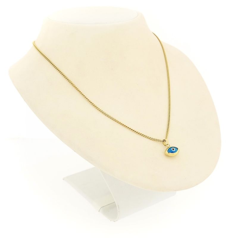 Image 4 of Gold pendant with Nazar (Lucky Eye)